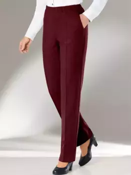 Утепленные брюки Classic Basics, бордовый