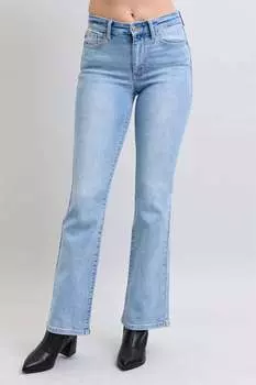 Утепленные джинсы Bootcut в цвете Light Wash Judy Blue