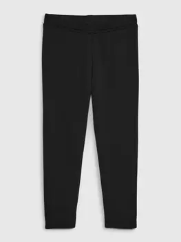 Утепленные леггинсы Gap, черный