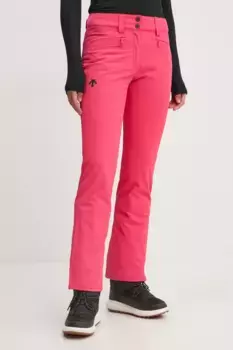 Утепленные лыжные штаны Descente, розовый