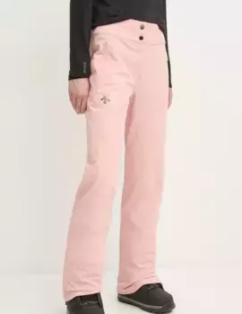 Утепленные лыжные штаны Descente, розовый