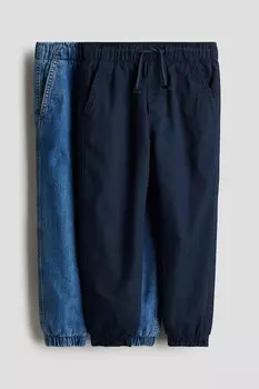 Утепленные спортивные брюки H&M, синий