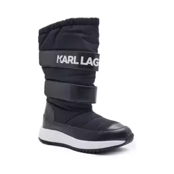 Утепленные зимние ботинки Karl Lagerfeld, черный