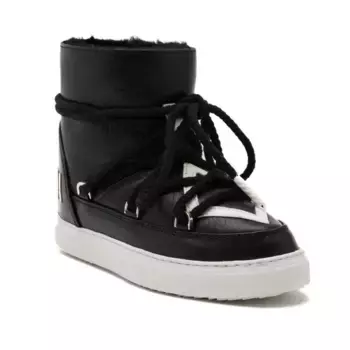 Утепленные зимние ботинки квадратной формы Inuikii, черный