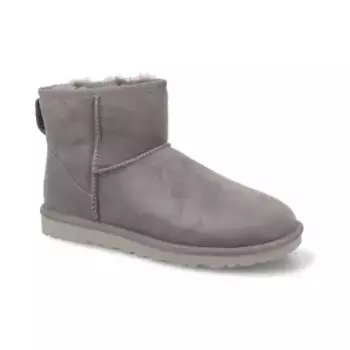 Утепленные зимние ботинки m classic mini Ugg, серый