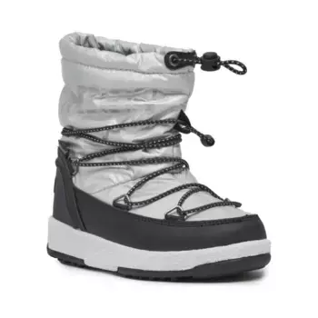 Утепленные зимние ботинки Moon Boot, серебряный