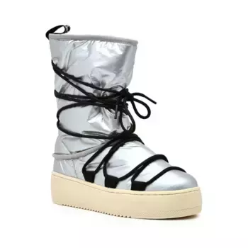 Утепленные зимние ботинки Napapijri, серебряный