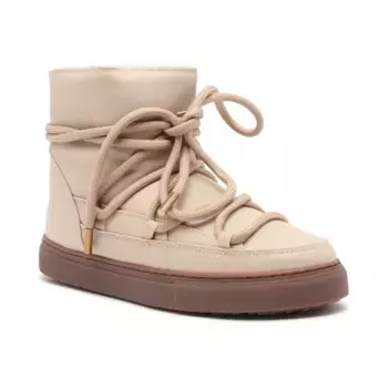 Утепленные зимние сапоги Grain с добавлением шерсти Inuikii, бежевый