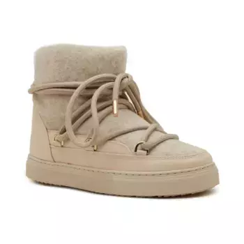 Утепленные зимние сапоги из войлока Inuikii, бежевый