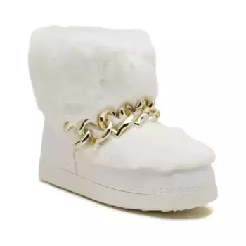 Утепленные зимние сапоги зимние сапоги Love Moschino, белый