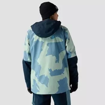 Утепленный анорак Last Chair мужской Backcountry, цвет Goblin Blue Check Camo