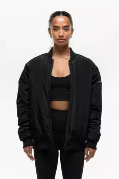 Утепленный бомбер оверсайз Good For Nothing, черный