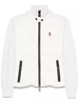 Утепленный кардиган Moncler Grenoble, белый