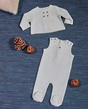 Утепленный комбинезон Gocco, белый