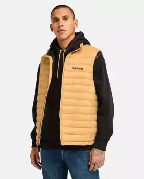 Утепленный мужской жилет Timberland, бежевый