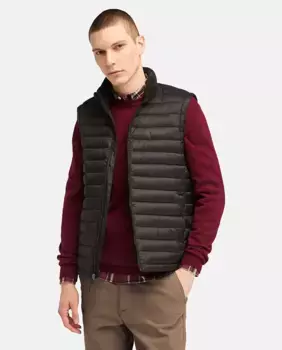 Утепленный мужской жилет Timberland, черный