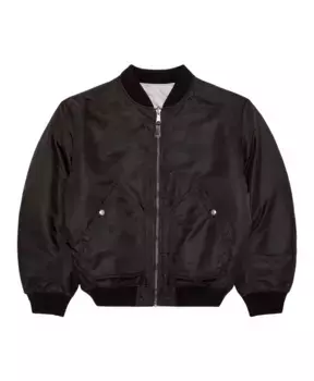 Утепленный нейлоновый бомбер Diesel, черный