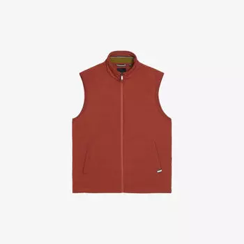 Утепленный нейлоновый жилет Newwark с воротником-воронкой Ted Baker, оранжевый