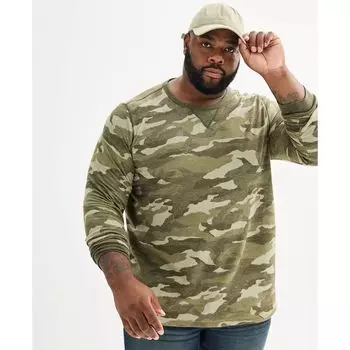 Утепленный пуловер с круглым вырезом Big & Tall современного кроя Sonoma Goods For Life