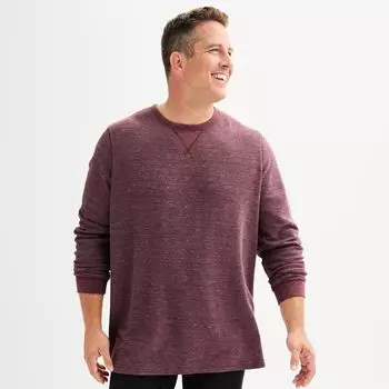 Утепленный пуловер с круглым вырезом Big & Tall современного кроя Sonoma Goods For Life