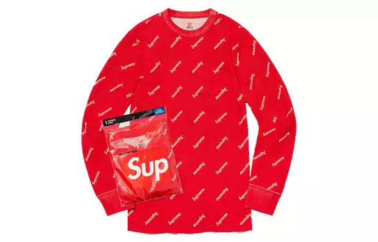 Утепленный топ унисекс Supreme, Белый