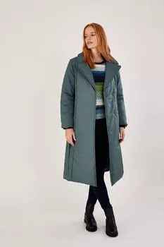 Утепленный тренч 'Nina' Monsoon, зеленый