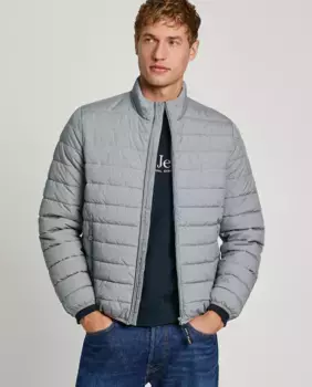 Утепленный, водостойкий мужской пуховик Pepe Jeans, темно-серый