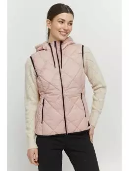 Утепленный жилет b.young, розовый