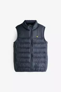 Утепленный жилет без рукавов для мальчиков Lyle & Scott, синий