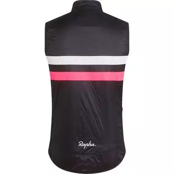 Утепленный жилет Brevet мужской Rapha, цвет Dark Navy/Hi-Vis Pink/Silver