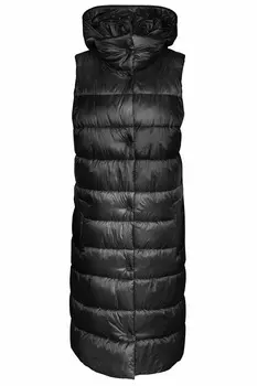 Утепленный жилет Bugatti Long, черный