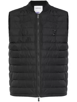 Утепленный жилет Burberry, черный