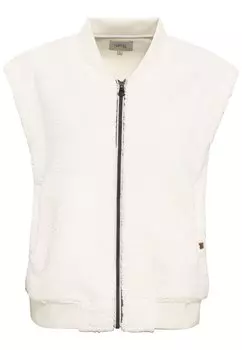 Утепленный жилет Camel Active Teddy mit Strickbndchen, белый