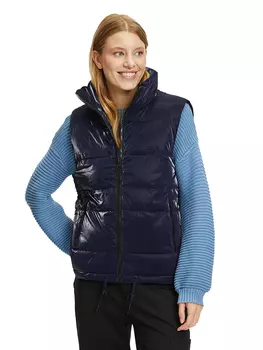 Утепленный жилет CARTOON, темно синий