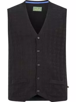 Утепленный жилет Charles Colby, черный