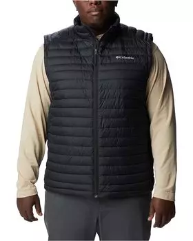 Утепленный жилет Columbia Big & Tall Silver Falls, черный