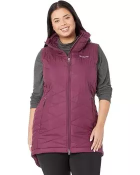 Утепленный жилет Columbia Heavenly Long, цвет Marionberry