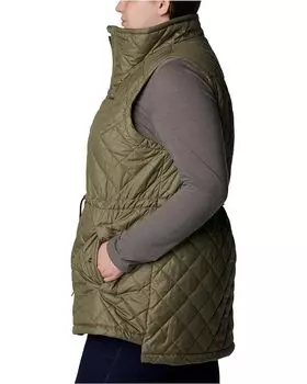 Утепленный жилет Columbia Plus Size Copper Crest Mid Vest, цвет Stone Green