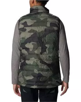 Утепленный жилет Columbia Powder Lite Vest, цвет Stone Green Mod Camo Print