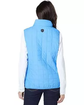 Утепленный жилет Cutter & Buck Rainier Primaloft Eco Full Zip Vest, цвет Blue Melange