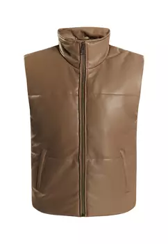 Утепленный жилет DreiMaster Leder, цвет Schlamm