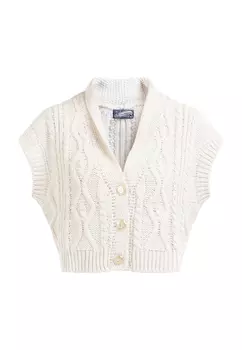 Утепленный жилет DreiMaster Strick, белый