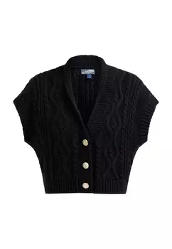 Утепленный жилет DreiMaster Strick, черный