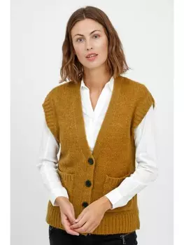 Утепленный жилет Fransa, коричневый