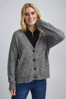 Утепленный жилет Fransa Strickjacke, зеленый