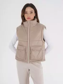 Утепленный жилет Freshlions, бежевый