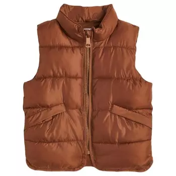 Утепленный жилет H&amp;M Water-repellent Puffer, коричневый