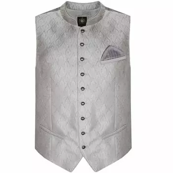 Утепленный жилет Hammerschmid Trachten, серебряный