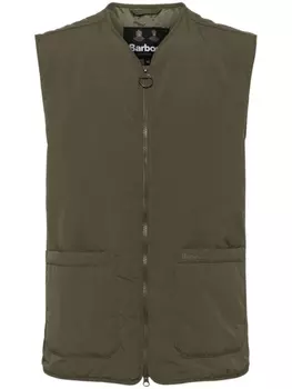 Утепленный жилет Harpen Barbour, зеленый