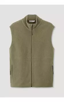 Утепленный жилет Hessnatur Fleece, оливковый